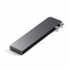 Satechi Pro Hub Slim - aluminiowy hub z podwójnym USB-C do MacBook (USB 4, HDMI, 2x USB-A, SD/microSD, USB-C) (space grey)